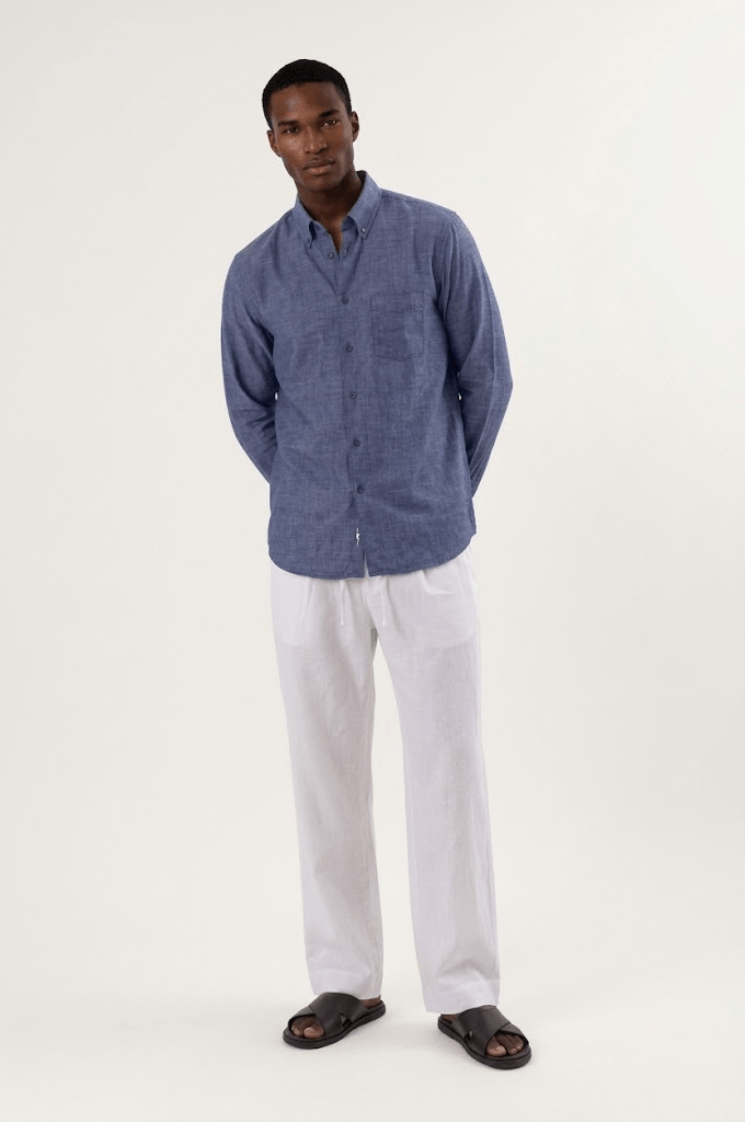 Linen Shirt - Indigo
