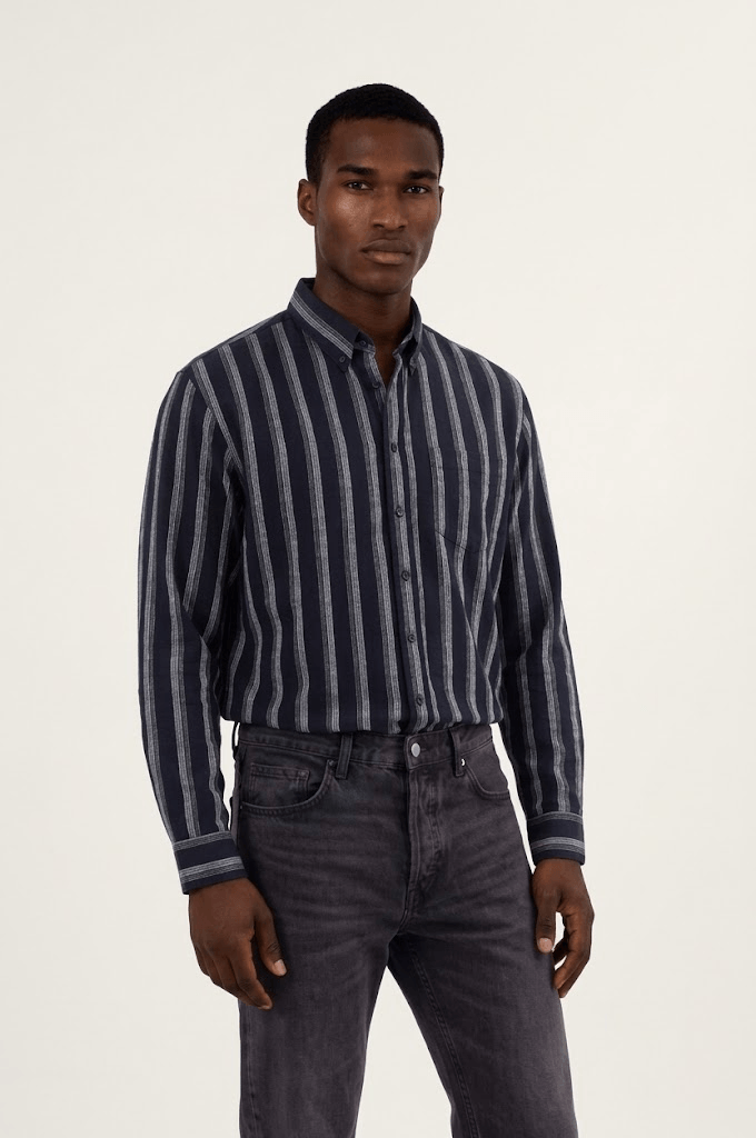 Linen Shirt - Monochrome
